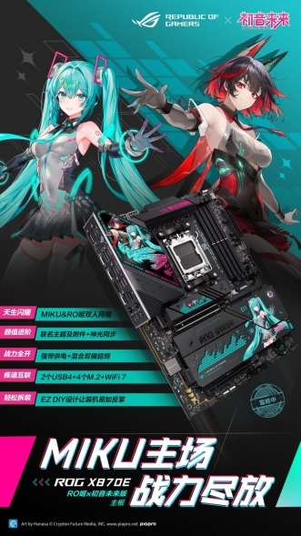 BW 2025梦幻破次元热爱齐绽放！pg电子中国ROG×初音未来联名降临(图3)